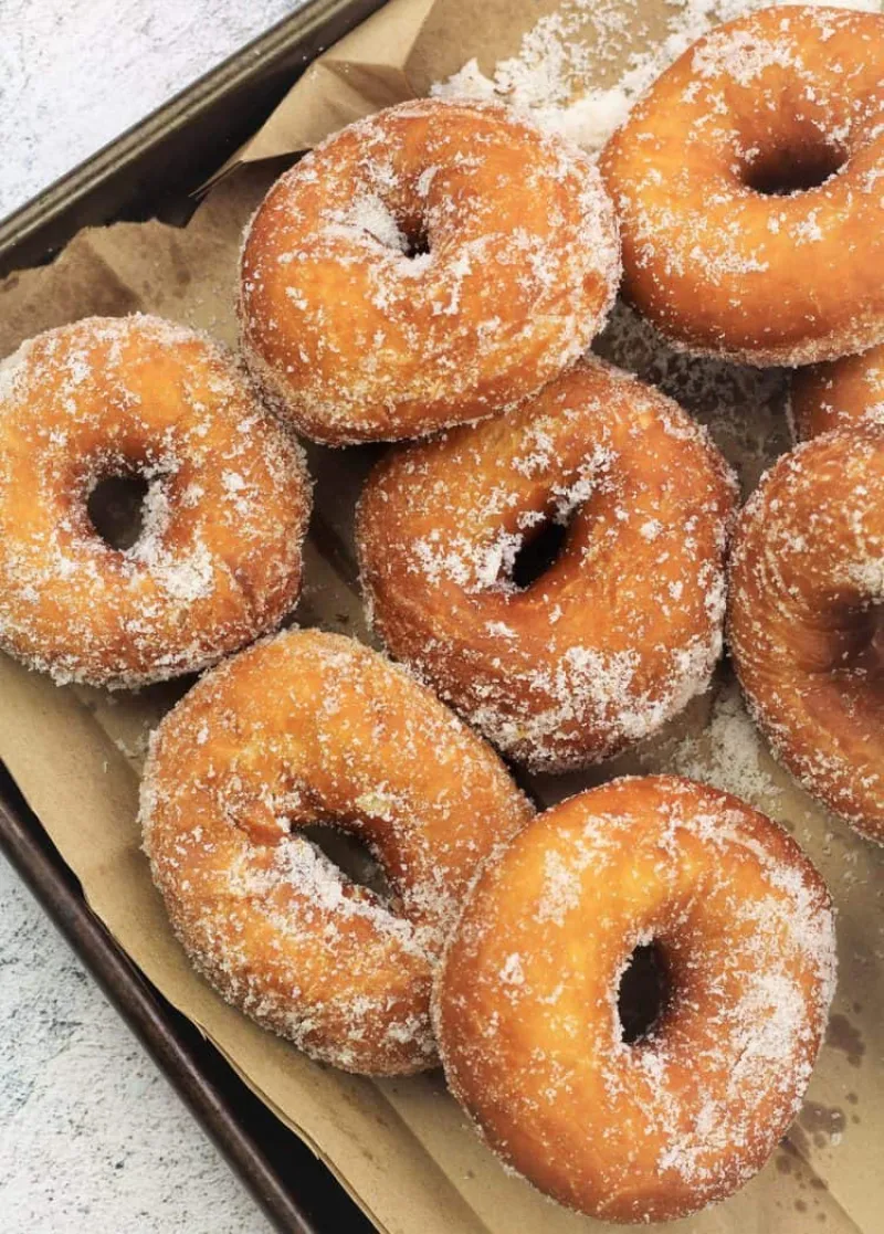 Italian Sugar Doughnuts (Ciambelle fritte)