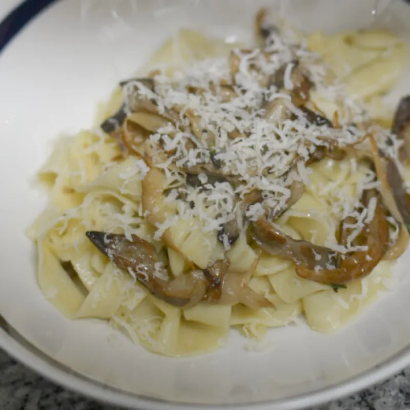Oyster Mushroom Tagliatelle
