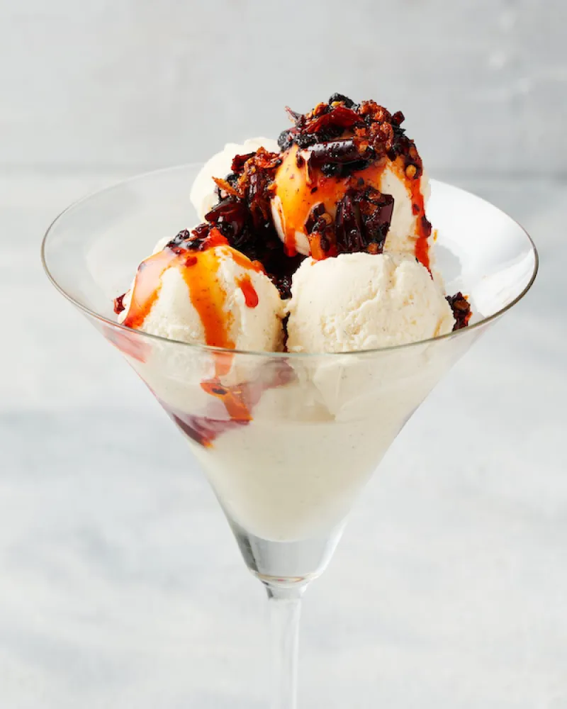 Chilli Crisp Ice Cream Sundae | Marion's Kitchen