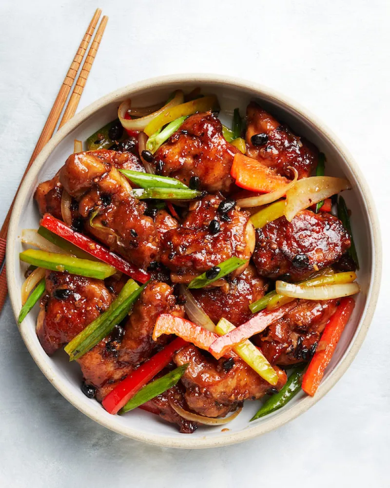 Chicken with Black Bean Sauce recipe | Marion's Kitchen