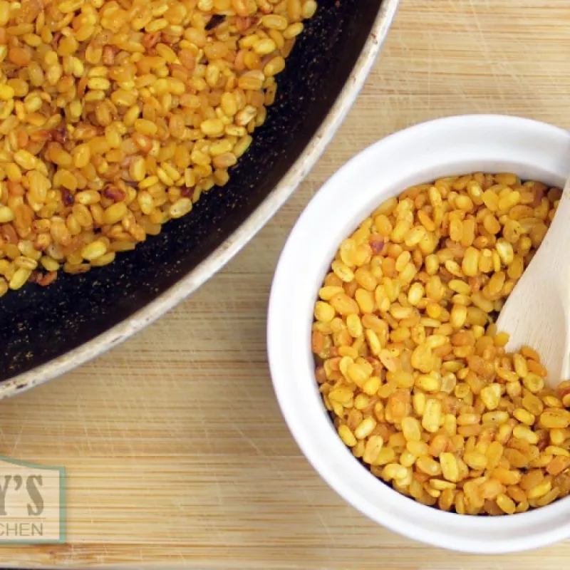 Spiced Crunchy Lentil Snack