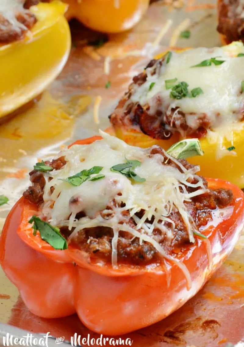 Sheet Pan Italian Stuffed Peppers