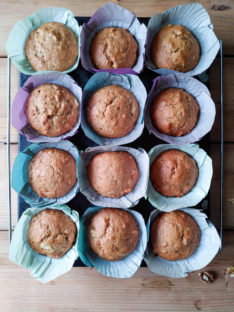 Easy banana muffins
