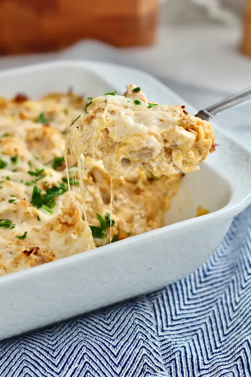 High Protein Low Carb Buffalo Chicken Dip
