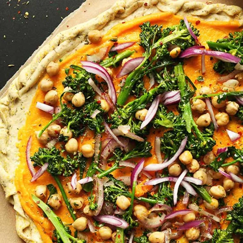Butternut Squash Veggie Pizza