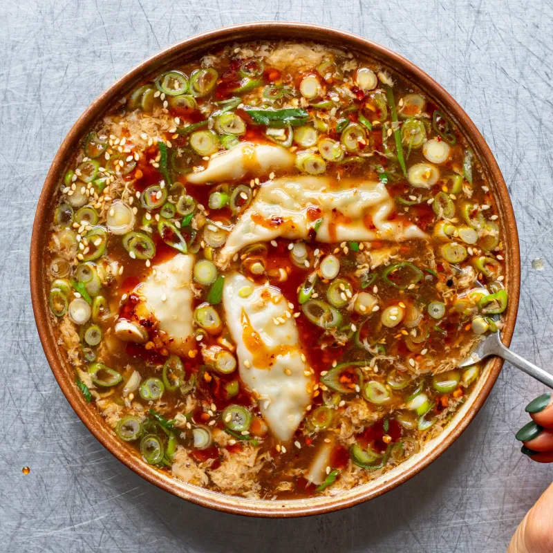Emergency Gyoza Soup