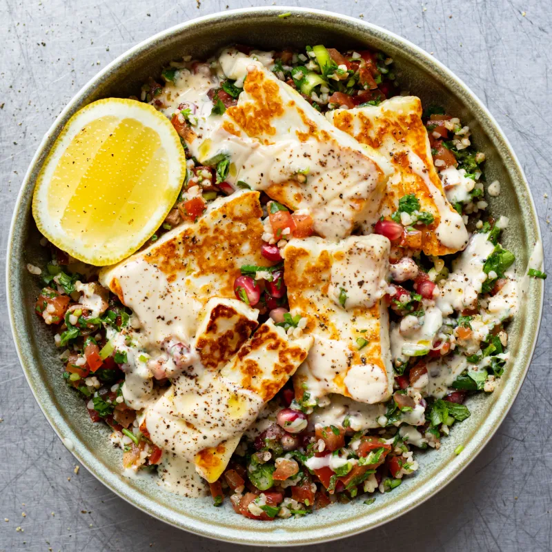 Halloumi Tabbouleh
