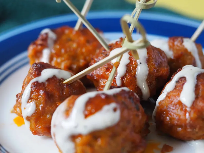 Instant Pot No Fail Buffalo Chicken Meatballs