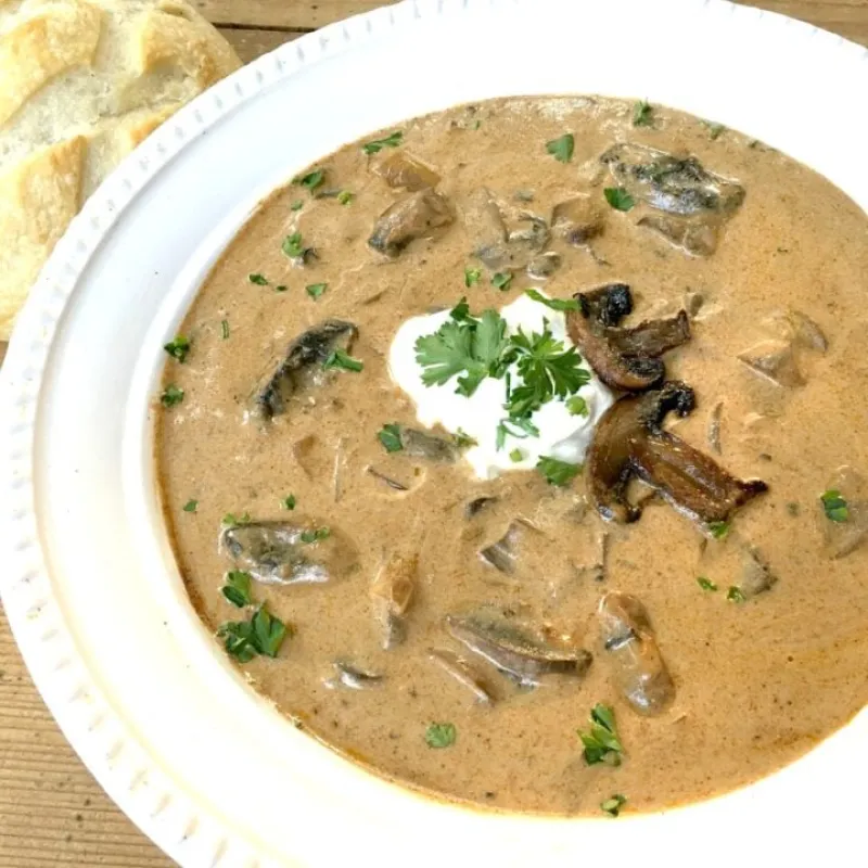 To-Die-For Rustic Hungarian Mushroom Soup