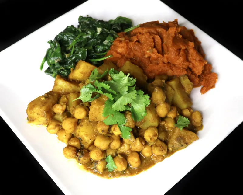 Curry Channa and Aloo (Chickpeas & Potatoes)