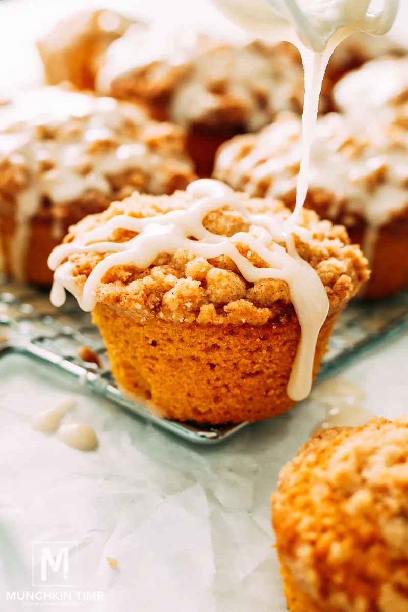 Pumpkin Muffins with Streusel Topping
