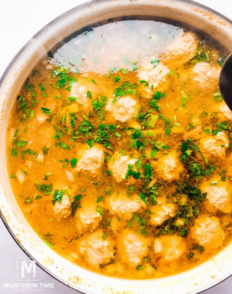 Chicken Meatball Soup Recipe