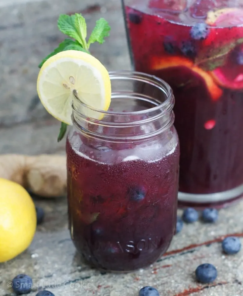 Blueberry Ginger Lemonade