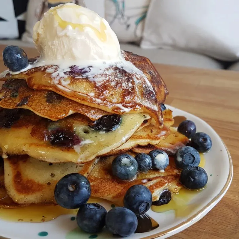 Gluten Free Blueberry Pancakes