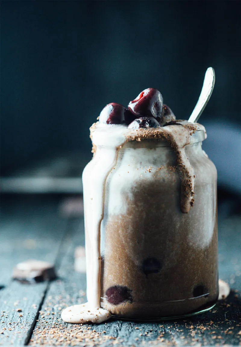 Boozy Black Forest Shake