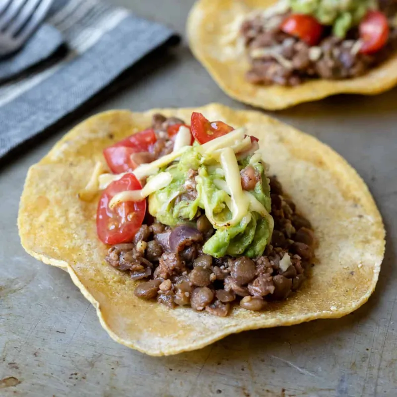 Lentil Taco Meat (Stovetop or Instant Pot)