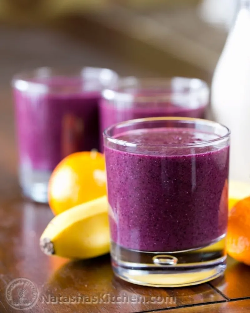 Antioxidant Rich Blueberry Smoothie
