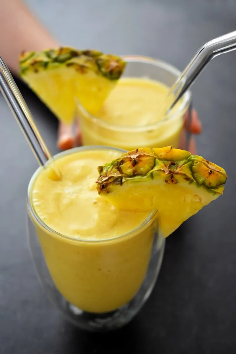 Spicy Pineapple Turmeric Smoothie