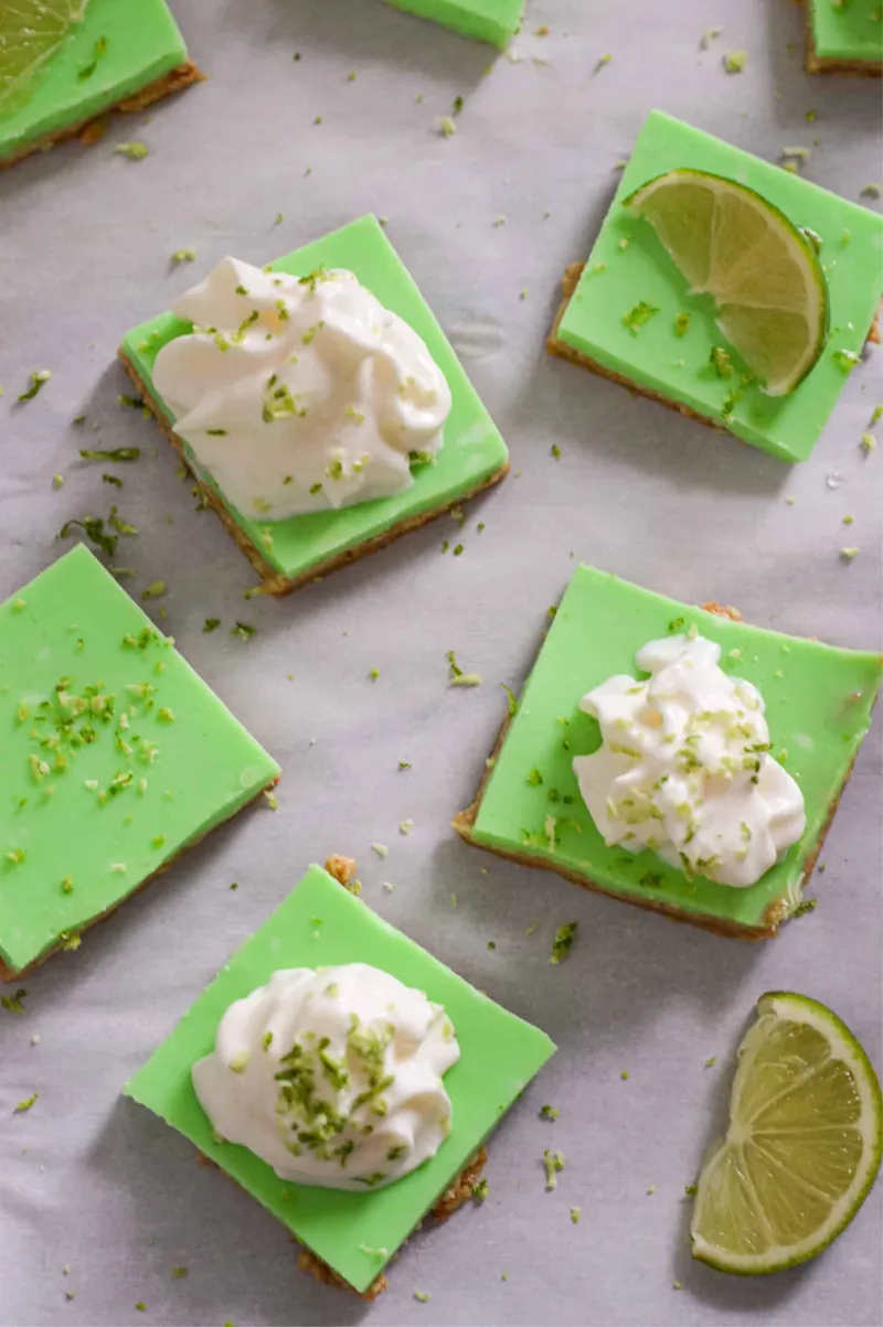 No Bake Key Lime Bars