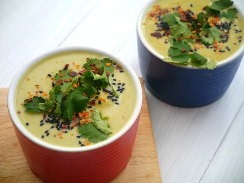 Green Bean, Cashew and Coconut Soup