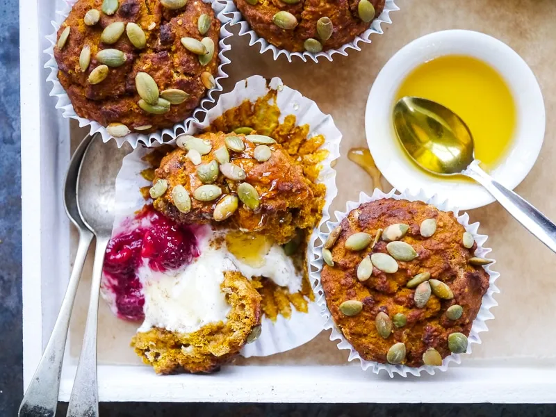 Oat and Honey Pumpkin Muffins (gluten free)