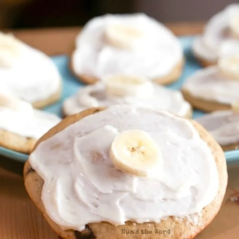 Banana Chocolate Chip Cookies