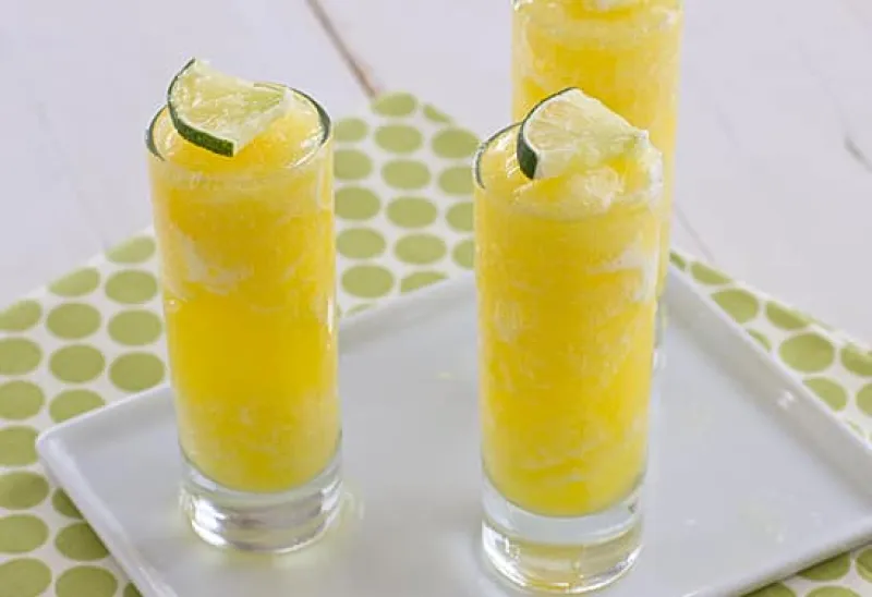 Pineapple Jalapeño Granita