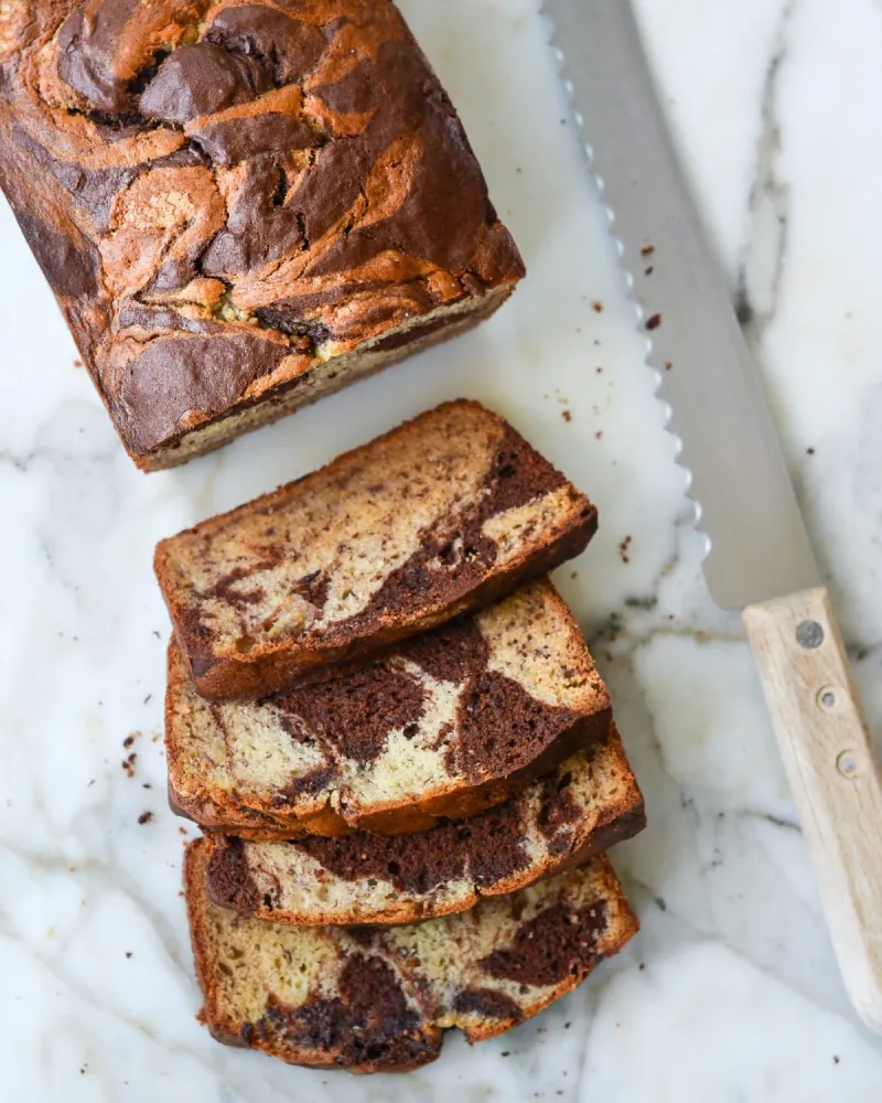 Marbled Banana Bread