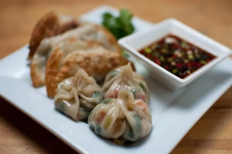 Fried or Steamed Veggie Dumplings [Vegan]