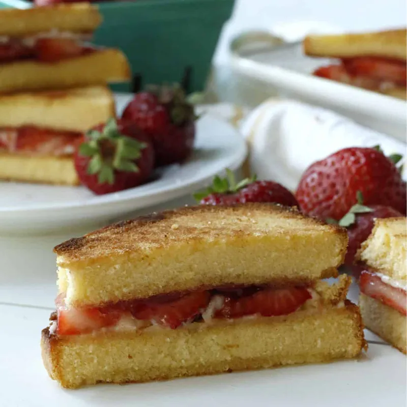 Grilled Cheese with Strawberries