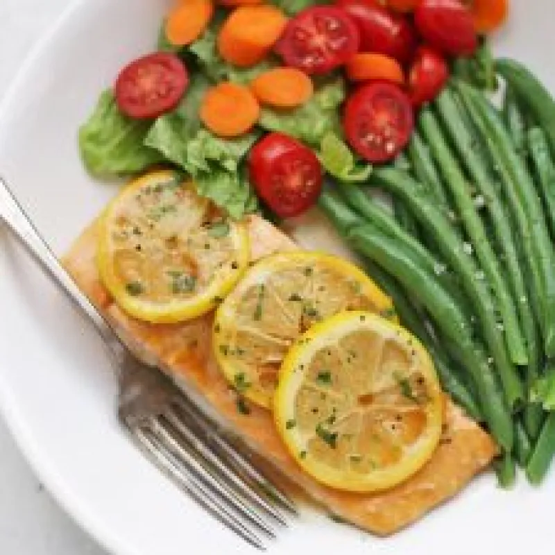 Honey Brown Sugar Glazed Salmon