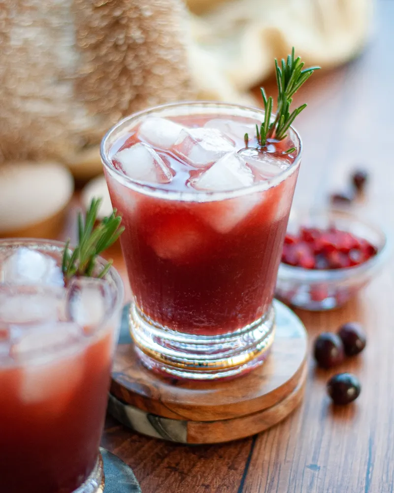 Cranberry Pomegranate Mocktail
