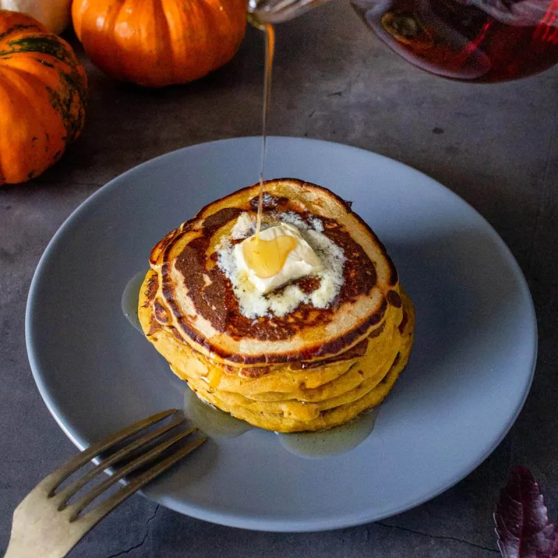 Vegan Pumpkin Pancakes