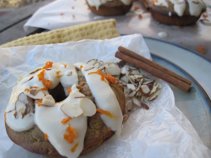 Carrot Cake Donuts (nut free)