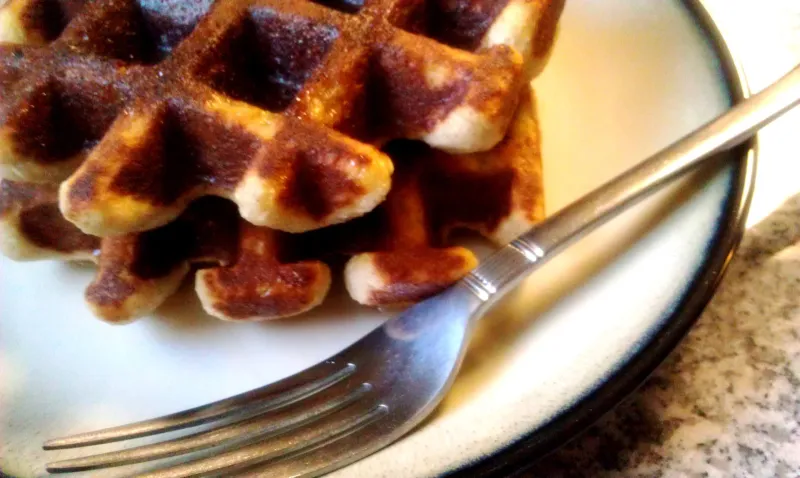 Almond Flour Coconut Waffles