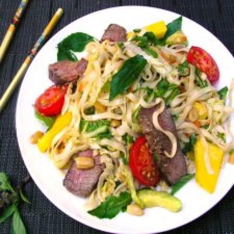 Thai Steak and Noodle Salad