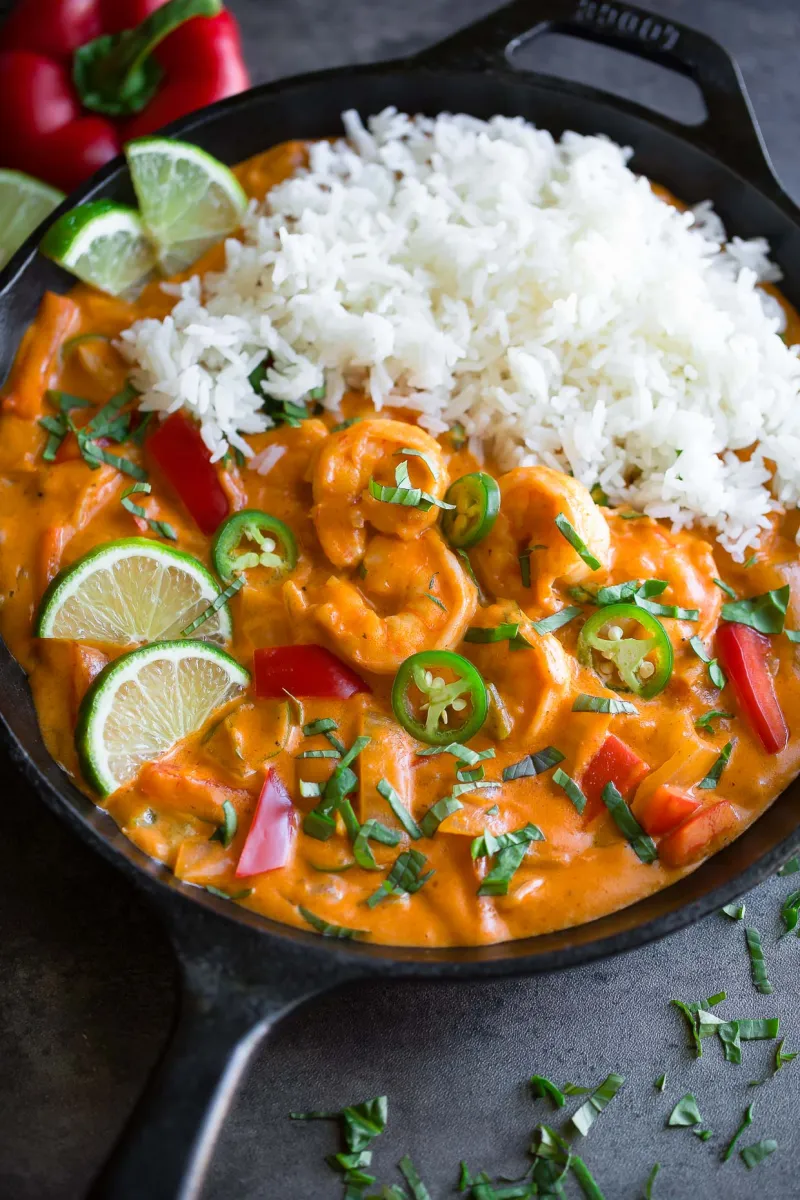 Easy Thai Coconut Shrimp Curry