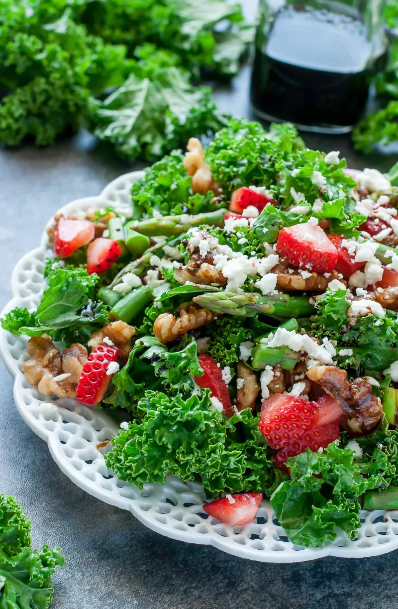 Strawberry Kale Salad