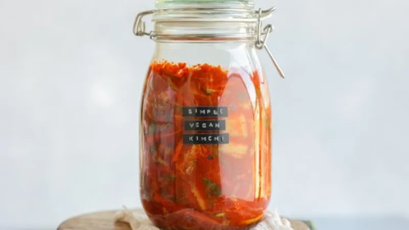 Simple Vegan Kimchi