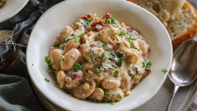 Sun-Dried Tomato & Butter Bean Stew