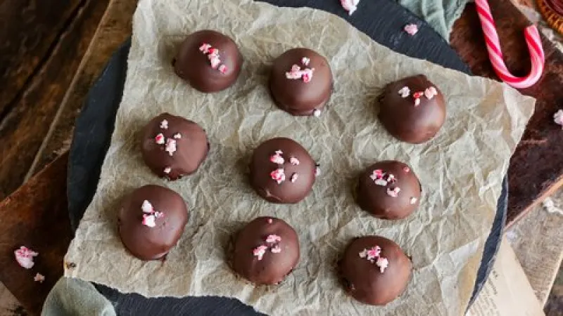 Chocolate Peppermint Truffles