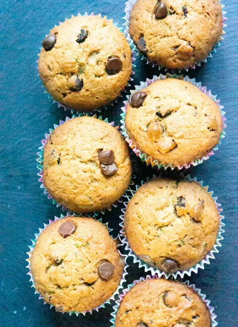 Zucchini Chocolate Chip Muffins Recipe