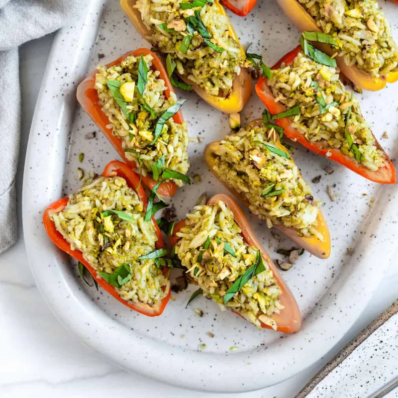 Stuffed Roasted Sweet Peppers