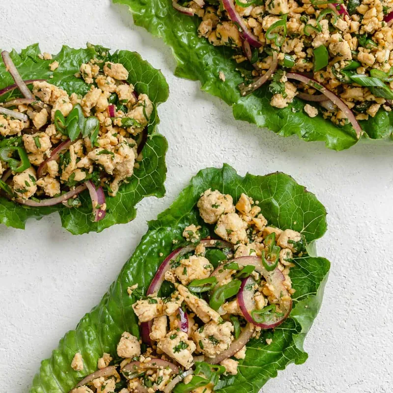 Vegan Tofu Larb Salad