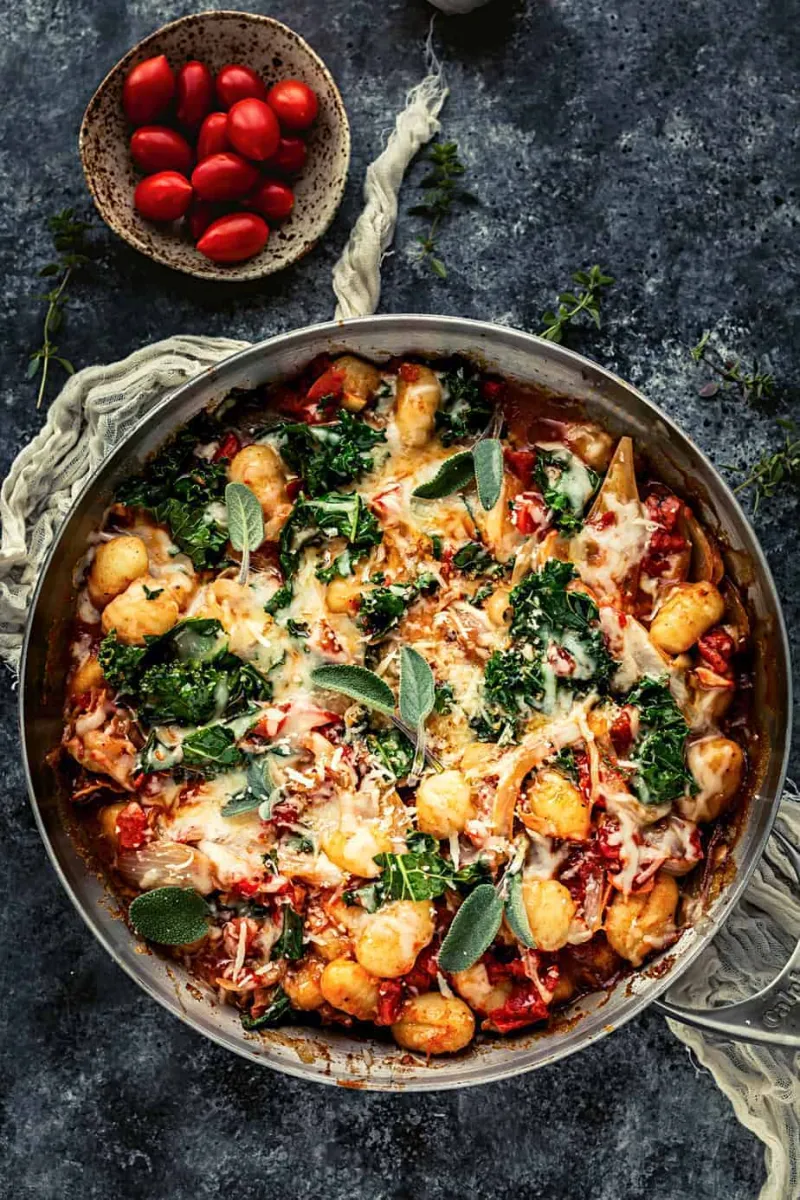 Potato Gnocchi Recipe with Prosciutto and Kale