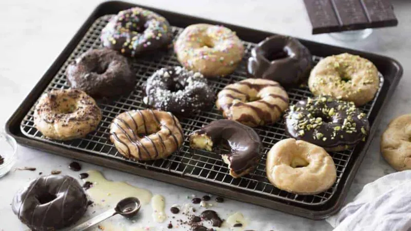 Chocolate Eclair Donuts