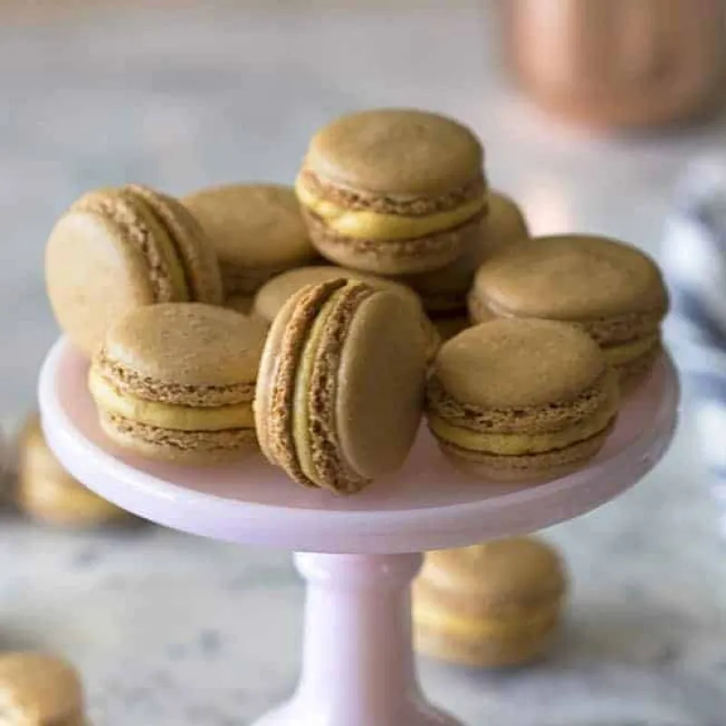 Pumpkin Macarons