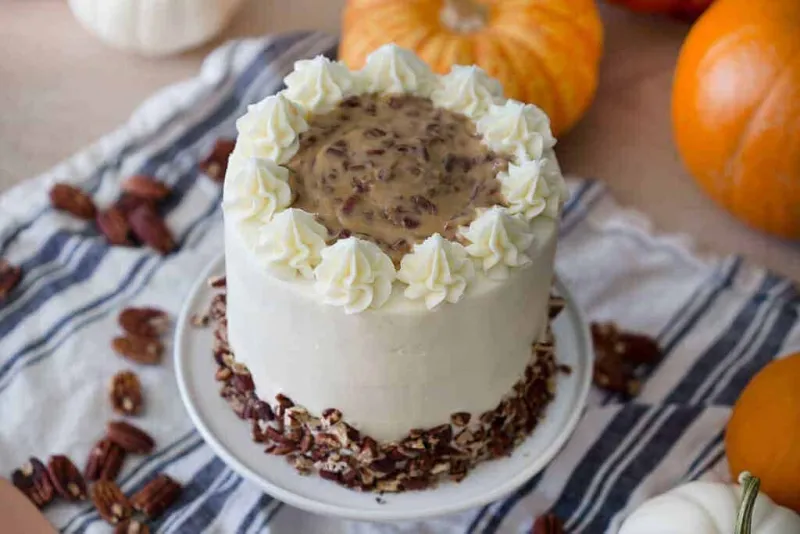 Pumpkin Pecan Cake