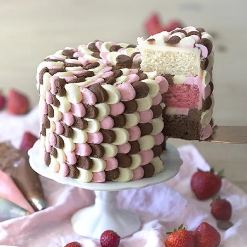 Neapolitan Cake