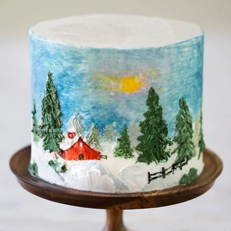 Painted Cake